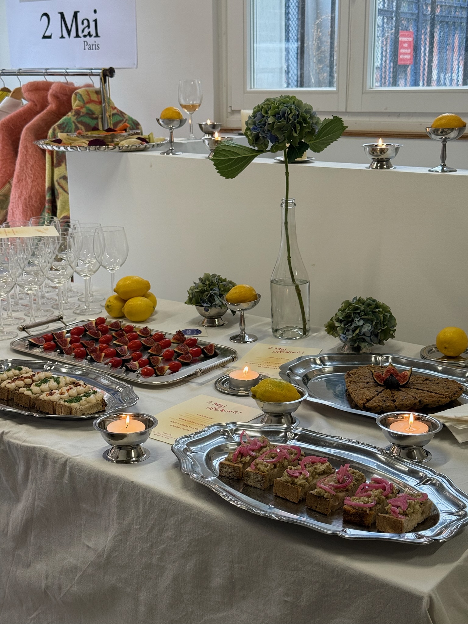 2 Mai Paris opening buffet