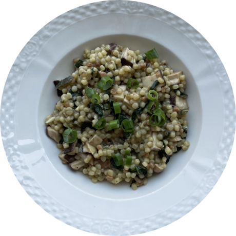 Mushroom fregola